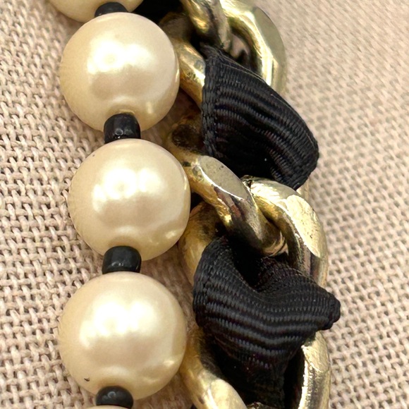 Rare Vintage Betsey Johnson Pigs Fly Polka Dot Pearl Heart Piggy Necklace 18-20” - Picture 12 of 14